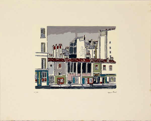 ,Orfeo Tamburi : Parigi - Cartella di 5 serigrafie  - Asta Arte moderna e contemporanea | Summer season - Associazione Nazionale - Case d'Asta italiane