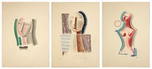 ,MARIO TOZZI - Lotto composto da 3 opere