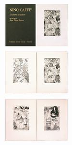 ,NINO CAFFE' - Le ultime acqueforti - Cartella intera di 5 acqueforti