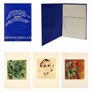 ,Ernesto Treccani - Arcobaleno - Cartella intera di 3 incisioni