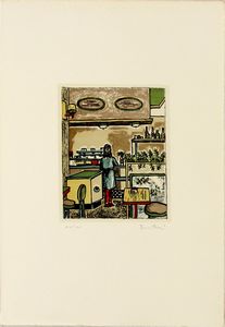 ,Orfeo Tamburi : Paris-Bars - Cartella di 5 litografie  - Asta Arte moderna e contemporanea | Summer season - Associazione Nazionale - Case d'Asta italiane