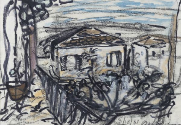 LUIGI BARTOLINI Cupra Montana (AN) 1892 - 1963 Roma : Casa 3/10/61  - Asta Antiquariato, Argenti, Dipinti e Sculture - Associazione Nazionale - Case d'Asta italiane