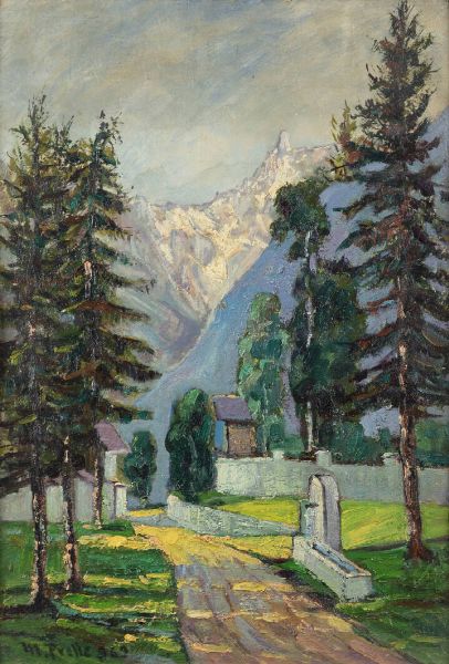 MARIA ANTONIETTA PRELLE Torino 1901 - 1984 : Plan Gonet 1969  - Asta Antiquariato, Argenti, Dipinti e Sculture - Associazione Nazionale - Case d'Asta italiane