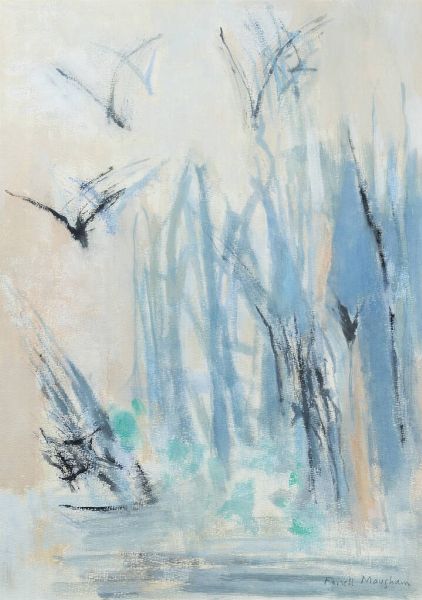 DAPHNE MAUGHAM CASORATI Londra (Regno Unito) 1897 - 1982 Torino : Paesaggio astratto  - Asta Antiquariato, Argenti, Dipinti e Sculture - Associazione Nazionale - Case d'Asta italiane