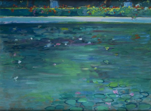 ETTORE FICO Piatto Biellese (VC) 1917 - 2004 Torino : Torino - Giardino Reale  1986  - Asta Antiquariato, Argenti, Dipinti e Sculture - Associazione Nazionale - Case d'Asta italiane