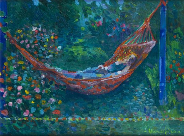 ETTORE FICO Piatto Biellese (VC) 1917 - 2004 Torino : Amaca 1987  - Asta Antiquariato, Argenti, Dipinti e Sculture - Associazione Nazionale - Case d'Asta italiane