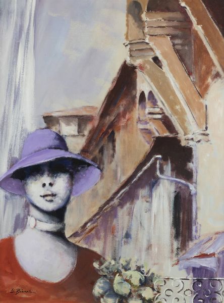 UMBERTO BIANCHINI Firenze 1934 - 2010 : Composizione  - Asta Antiquariato, Argenti, Dipinti e Sculture - Associazione Nazionale - Case d'Asta italiane