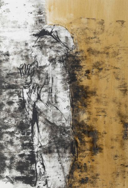 TINO AIME Cuneo (CN) 1931 - 2017 Gravere (TO) : Figura  - Asta Antiquariato, Argenti, Dipinti e Sculture - Associazione Nazionale - Case d'Asta italiane