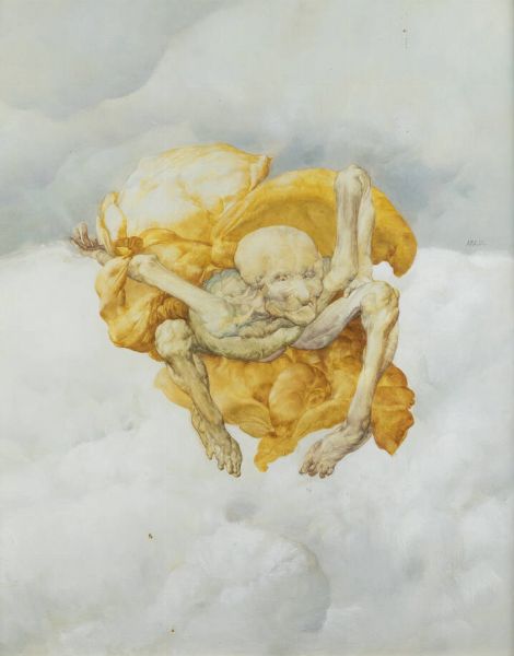 ABACUC (Silvano Gilardi) Torino 1933 : Bunapoli Fron  1964  - Asta Antiquariato, Argenti, Dipinti e Sculture - Associazione Nazionale - Case d'Asta italiane