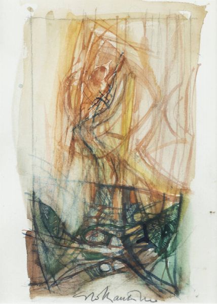 GIACOMO SOFFIANTINO Torino 1929 - 2013 : Bosco 2008  - Asta Antiquariato, Argenti, Dipinti e Sculture - Associazione Nazionale - Case d'Asta italiane