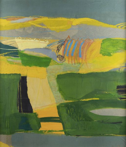 SERGIO SACCOMANDI Torino 1946 : Colline  - Asta Antiquariato, Argenti, Dipinti e Sculture - Associazione Nazionale - Case d'Asta italiane