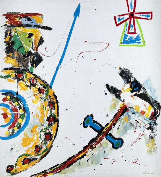 GIORGIO CHIESI Felina 1941 : Senza titolo 1992  - Asta Antiquariato, Argenti, Dipinti e Sculture - Associazione Nazionale - Case d'Asta italiane