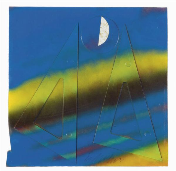 SERGIO DANGELO Milano 1932 : L'ternel retour  - Asta Antiquariato, Argenti, Dipinti e Sculture - Associazione Nazionale - Case d'Asta italiane