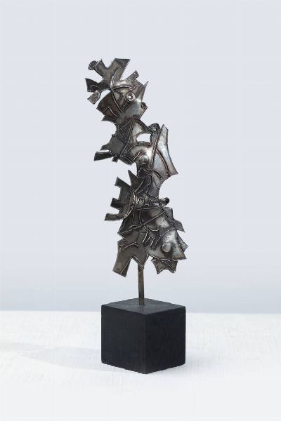 UMBERTO MASTROIANNI Fontana Liri (FR) 1910 - 1998 Marino (Roma) : Senza titolo  - Asta Antiquariato, Argenti, Dipinti e Sculture - Associazione Nazionale - Case d'Asta italiane