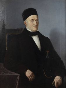 PITTORE ANONIMO DEL XIX SECOLO - Ritratto di notabile