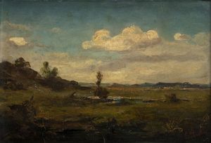 EDOARDO PEROTTI Torino 1824 - 1870 - Paesaggio