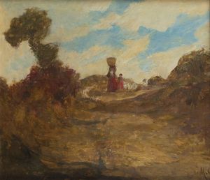 MARIO GACHET Torino 1879 - 1981 - Gavoi (Sardegna) 1920