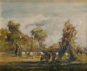 CESARE GHEDUZZI Crespellano (BO) 1894 - 1944 Torino - Covoni