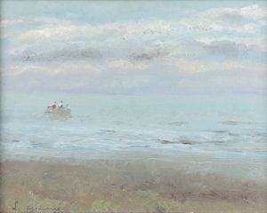 LIDIO AJMONE Coggiola (VC) 1884 - 1945 Andezeno (TO) - Marina