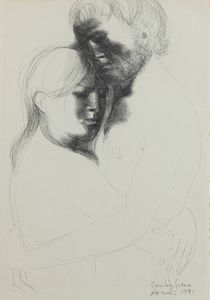 EMILIO GRECO Catania 1913 - 1995 - Amanti Roma 1971