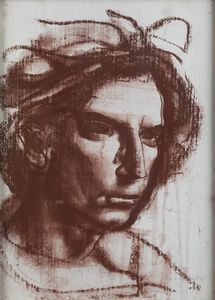 PIETRO ANNIGONI Milano 1910 - 1988 Firenze - Testa per S. Tommaso