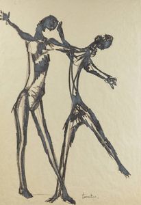 GIUSEPPE TARANTINO Palermo 1916 - 1999 Torino - Figure