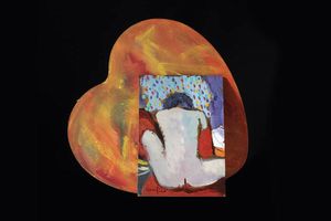 ETTORE FICO Piatto Biellese (VC) 1917 - 2004 Torino - Nudo di schiena