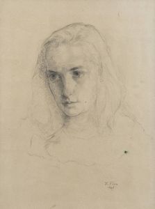 ETTORE FICO Piatto Biellese (VC) 1917 - 2004 Torino - Figura 1947