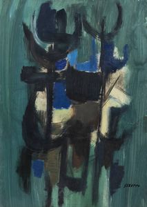 FILIPPO SCROPPO Riesi (CL) 1910 - 1993 Torre Pellice (TO) - Arborescenze sub.