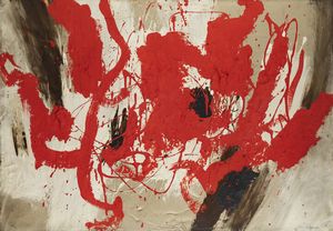 MARIO FUSCO Torino 1934 - 1987 - Composizione astratta 1968