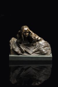CORRADO BETTA Asti (AT) 1870 - 1935 Torino - Figura femminile
