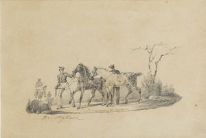 GIOVANNI MIGLIARA Alessandria (AL) 1785 - 1837 Milano - La sosta