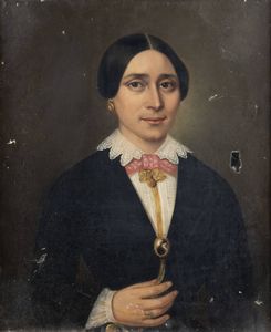 PITTORE ANONIMO - Ritratto di signora