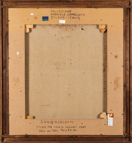 Ennio Morlotti : Studio per Lago di Oggiono  - Asta Arte Moderna e Contemporanea e Fotografia - Associazione Nazionale - Case d'Asta italiane