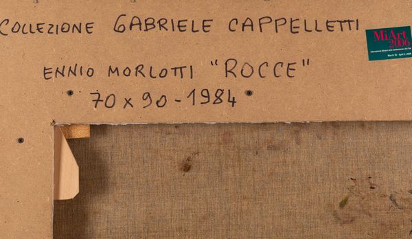 Ennio Morlotti : Rocce<BR>  - Asta Arte Moderna e Contemporanea e Fotografia - Associazione Nazionale - Case d'Asta italiane