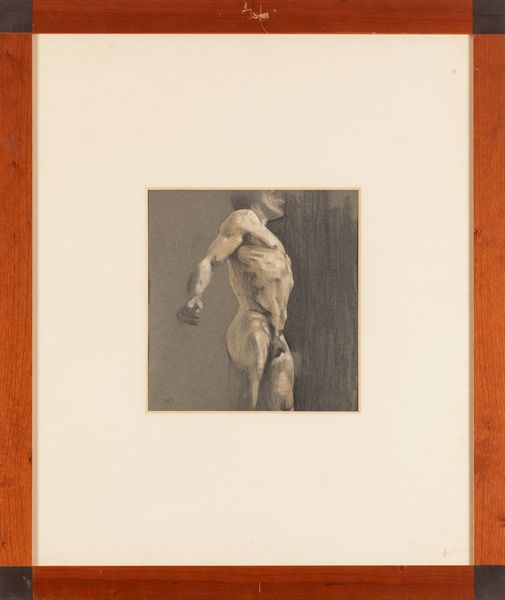 Antonio Maraini : Studio di nudo maschile di profilo  - Asta Arte Moderna e Contemporanea e Fotografia - Associazione Nazionale - Case d'Asta italiane