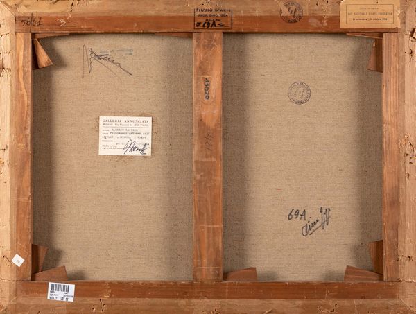 Alberto Savinio : Senza titolo (Les philosophes)  - Asta Arte Moderna e Contemporanea e Fotografia - Associazione Nazionale - Case d'Asta italiane