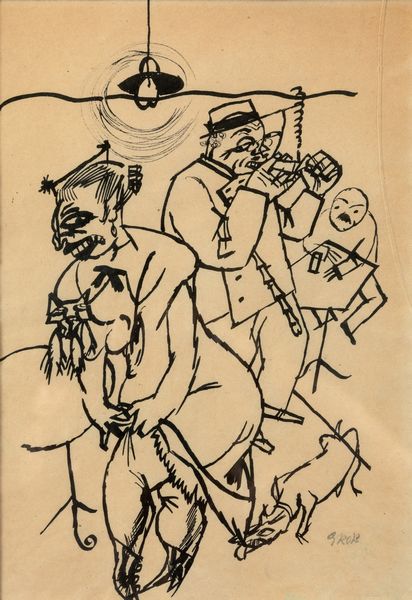 George Grosz : Caff  - Asta Arte Moderna e Contemporanea e Fotografia - Associazione Nazionale - Case d'Asta italiane