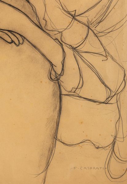 Felice Casorati : Donna dormiente appoggiata al tavolo  - Asta Arte Moderna e Contemporanea e Fotografia - Associazione Nazionale - Case d'Asta italiane