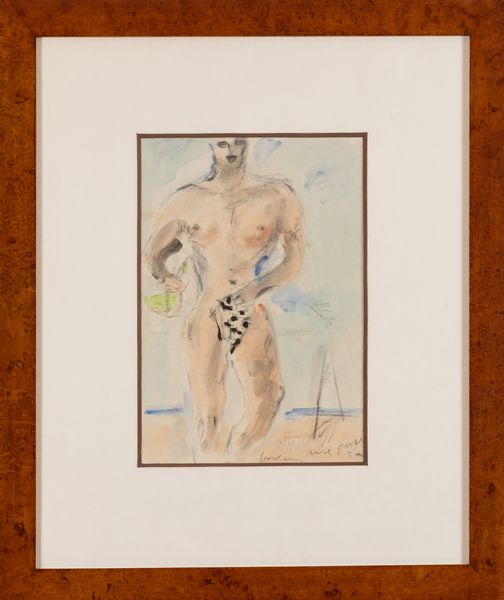 Filippo de Pisis : Ragazzo con la pelle di leopardo  - Asta Arte Moderna e Contemporanea e Fotografia - Associazione Nazionale - Case d'Asta italiane