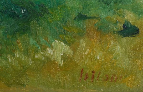 Umberto Lilloni : Laghetto lombardo  - Asta Arte Moderna e Contemporanea e Fotografia - Associazione Nazionale - Case d'Asta italiane