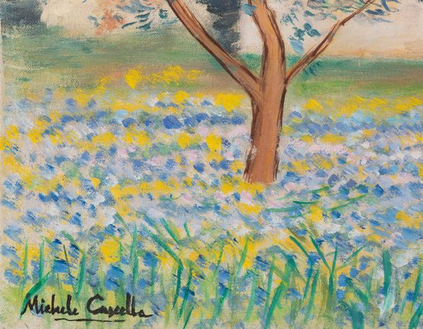 MICHELE CASCELLA : Primavera nel podere  - Asta Arte Moderna e Contemporanea e Fotografia - Associazione Nazionale - Case d'Asta italiane