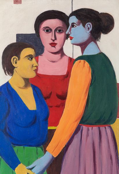 Pompeo Borra : Ragazze  - Asta Arte Moderna e Contemporanea e Fotografia - Associazione Nazionale - Case d'Asta italiane