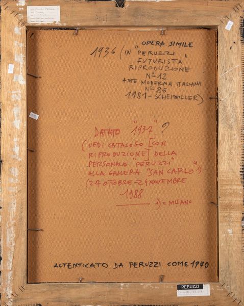 Osvaldo Peruzzi : Irma  - Asta Arte Moderna e Contemporanea e Fotografia - Associazione Nazionale - Case d'Asta italiane