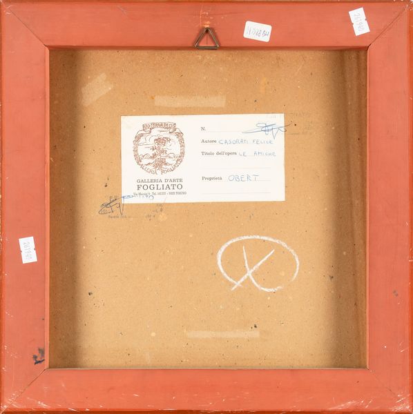 Felice Casorati : Le amiche  - Asta Arte Moderna e Contemporanea e Fotografia - Associazione Nazionale - Case d'Asta italiane