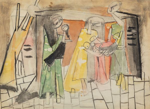 Giovanni Testori : Senza titolo  - Asta Arte Moderna e Contemporanea e Fotografia - Associazione Nazionale - Case d'Asta italiane