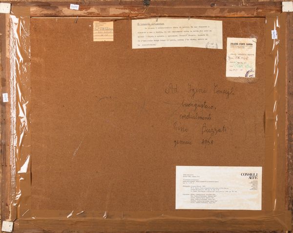 Dino Buzzati : Un invadente parlamentare  - Asta Arte Moderna e Contemporanea e Fotografia - Associazione Nazionale - Case d'Asta italiane