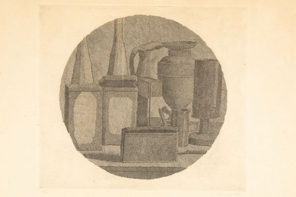 Giorgio Morandi : Natura morta in un tondo  - Asta Arte Moderna e Contemporanea e Fotografia - Associazione Nazionale - Case d'Asta italiane