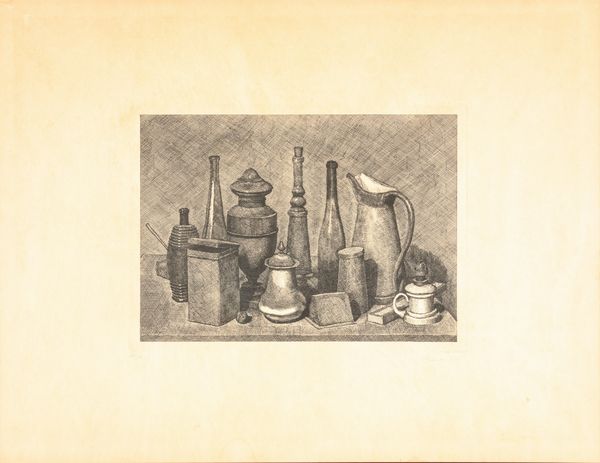 Giorgio Morandi : Grande natura morta con la lampada a destra  - Asta Arte Moderna e Contemporanea e Fotografia - Associazione Nazionale - Case d'Asta italiane