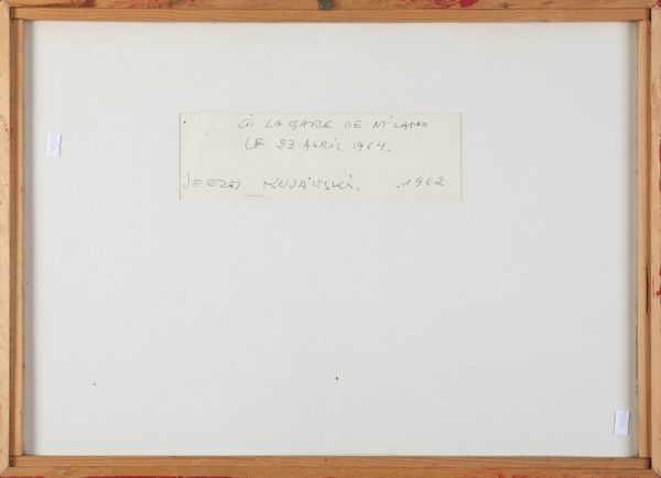 Jerzy Kujawski : Senza titolo  - Asta Arte Moderna e Contemporanea e Fotografia - Associazione Nazionale - Case d'Asta italiane